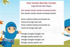 Hee Yamko Rambe Yamko Berasal Dari Daerah